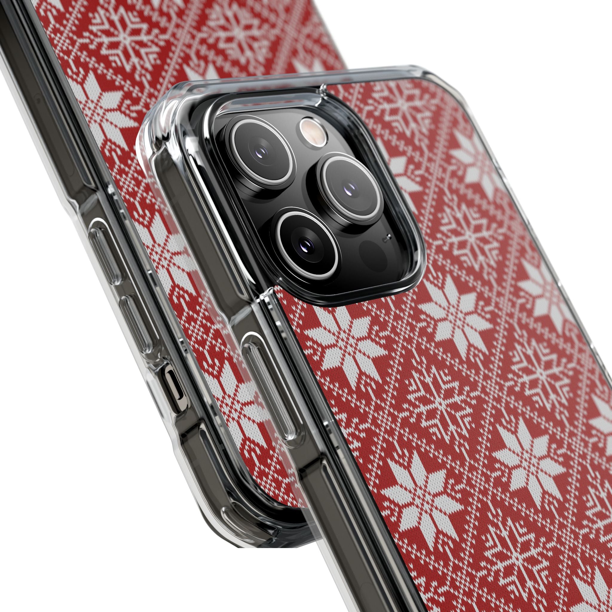 Snow Flake - Magnetic Clear Impact Case