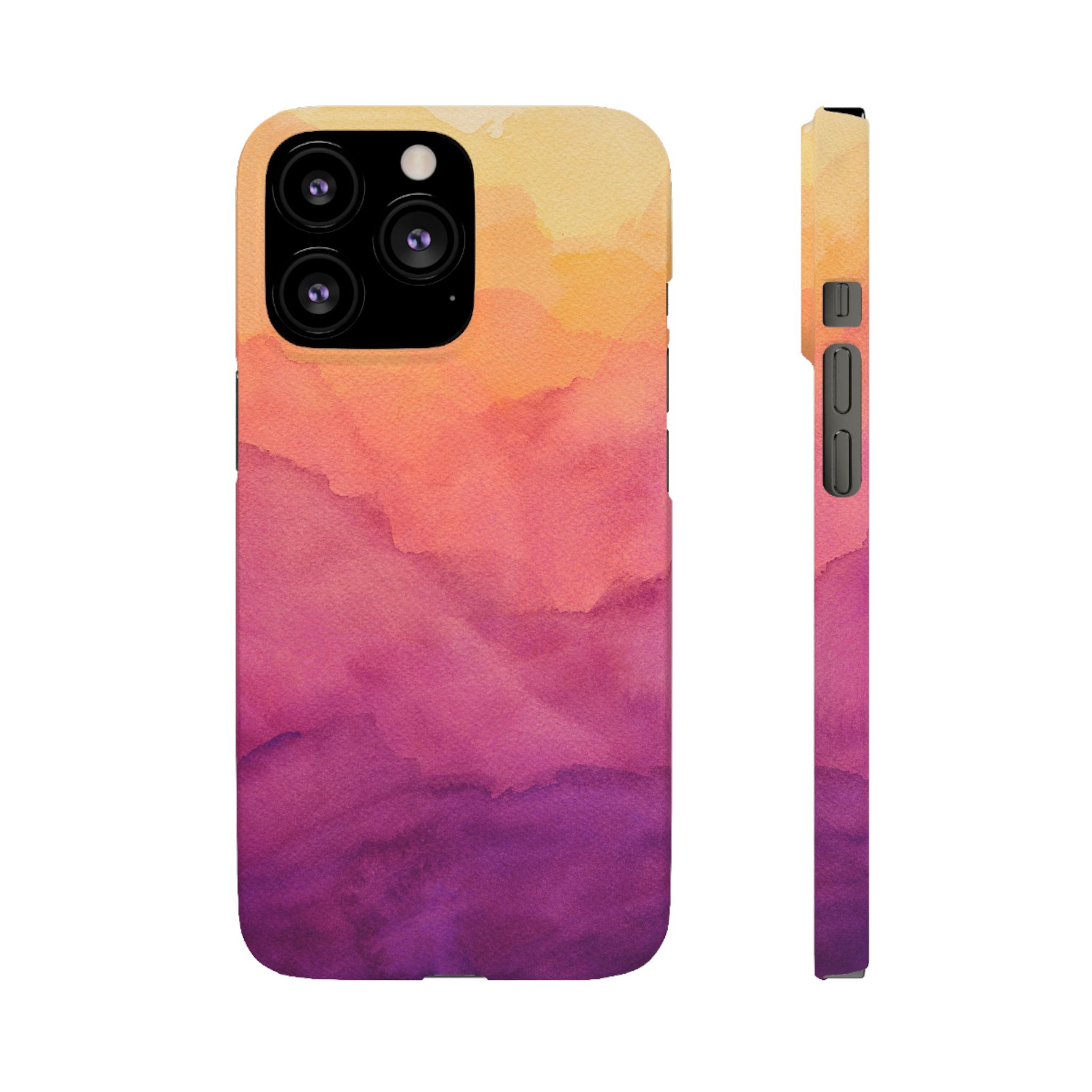 Watercolour Sunrise - Snap Case