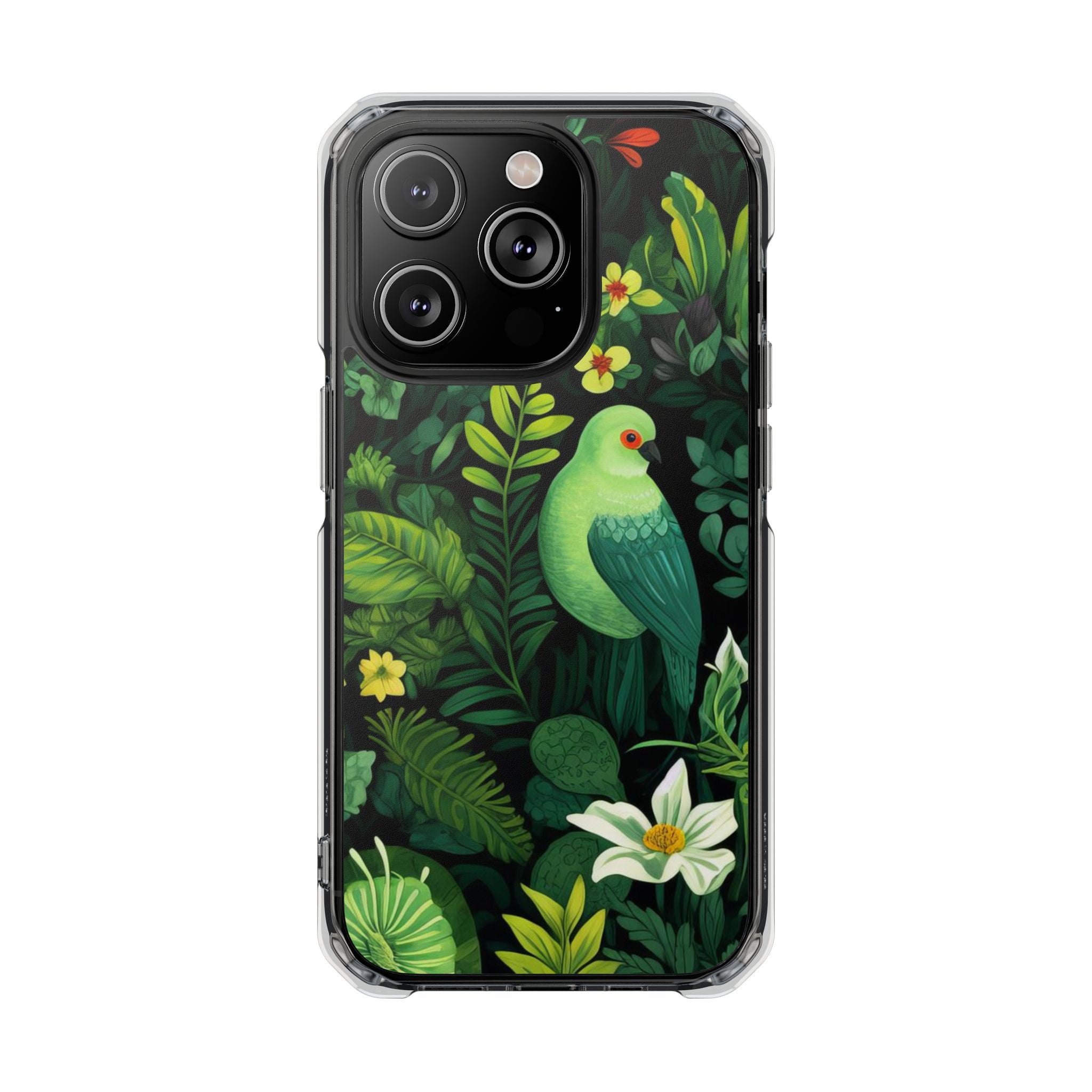 Bird of Green - Magnetic Clear Impact Case