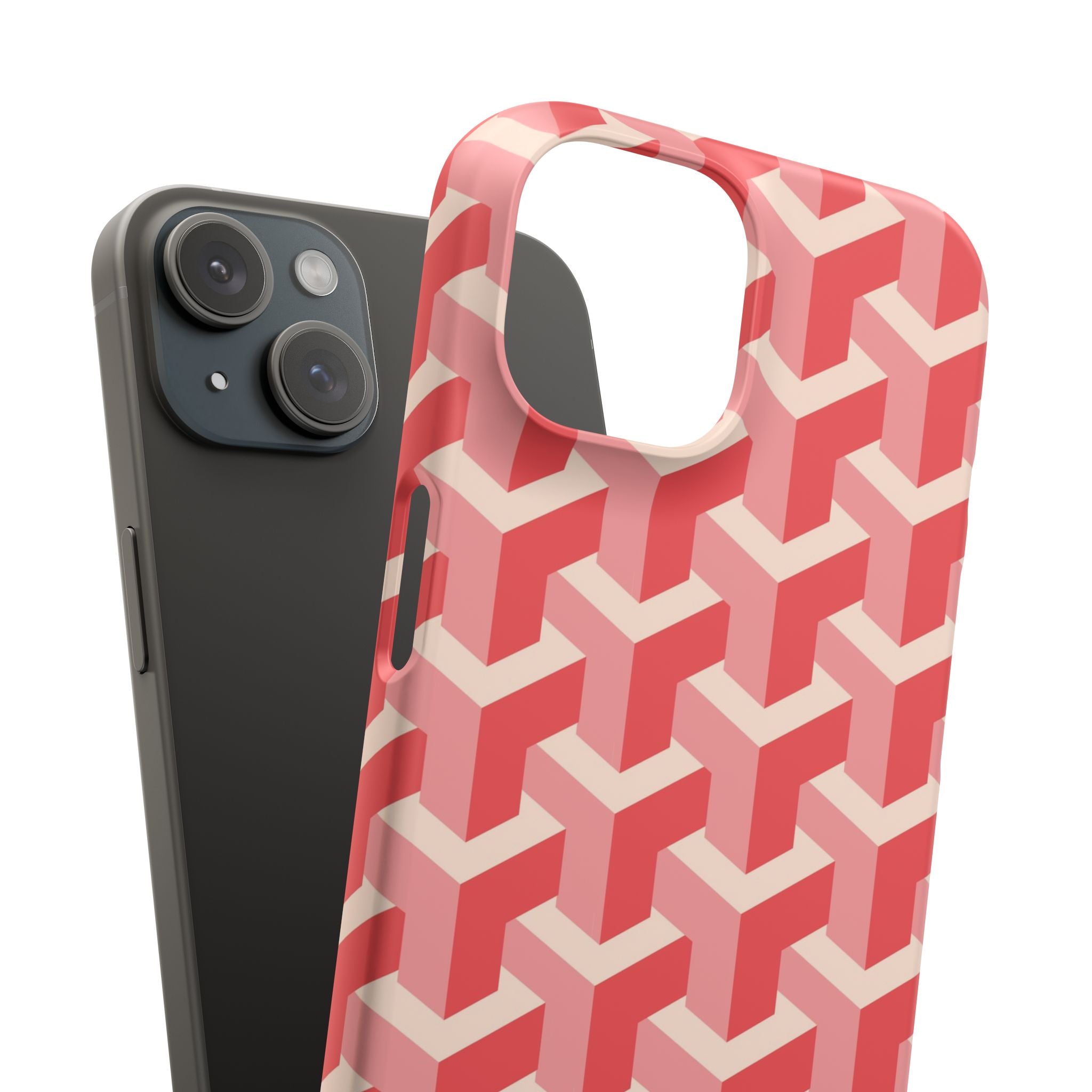 Pink Geo - Snap Case