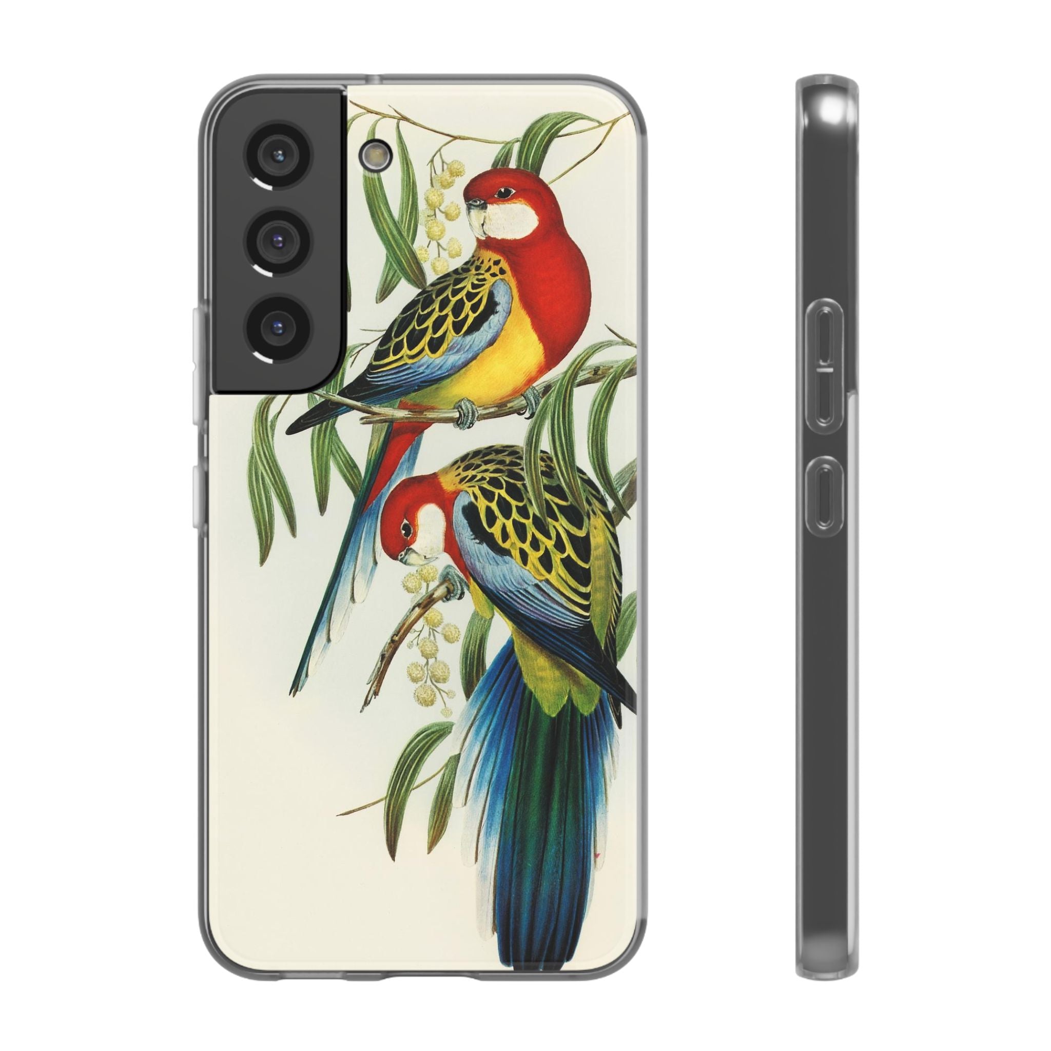 Rosehill Parakeet by Elizabeth Gould - Flexi Case