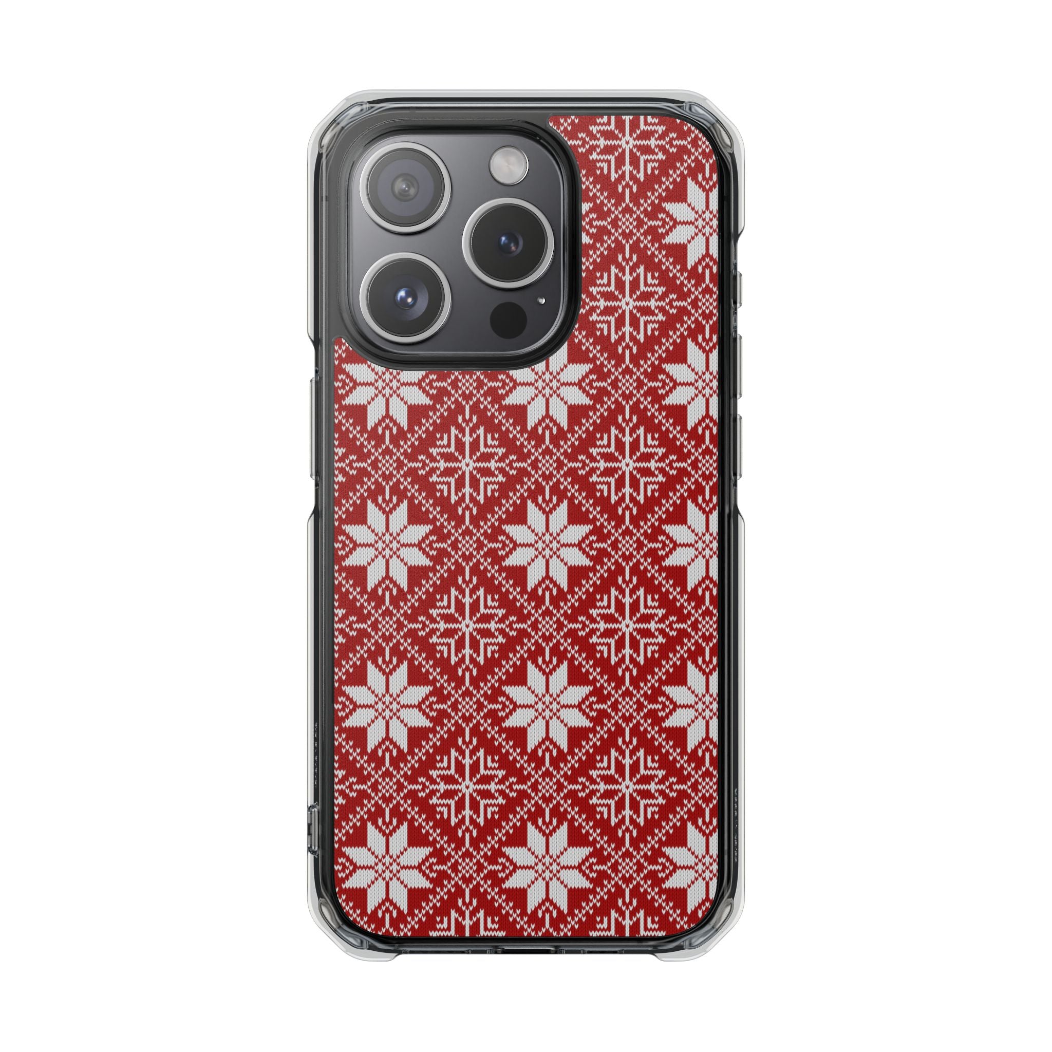 Snow Flake - Magnetic Clear Impact Case