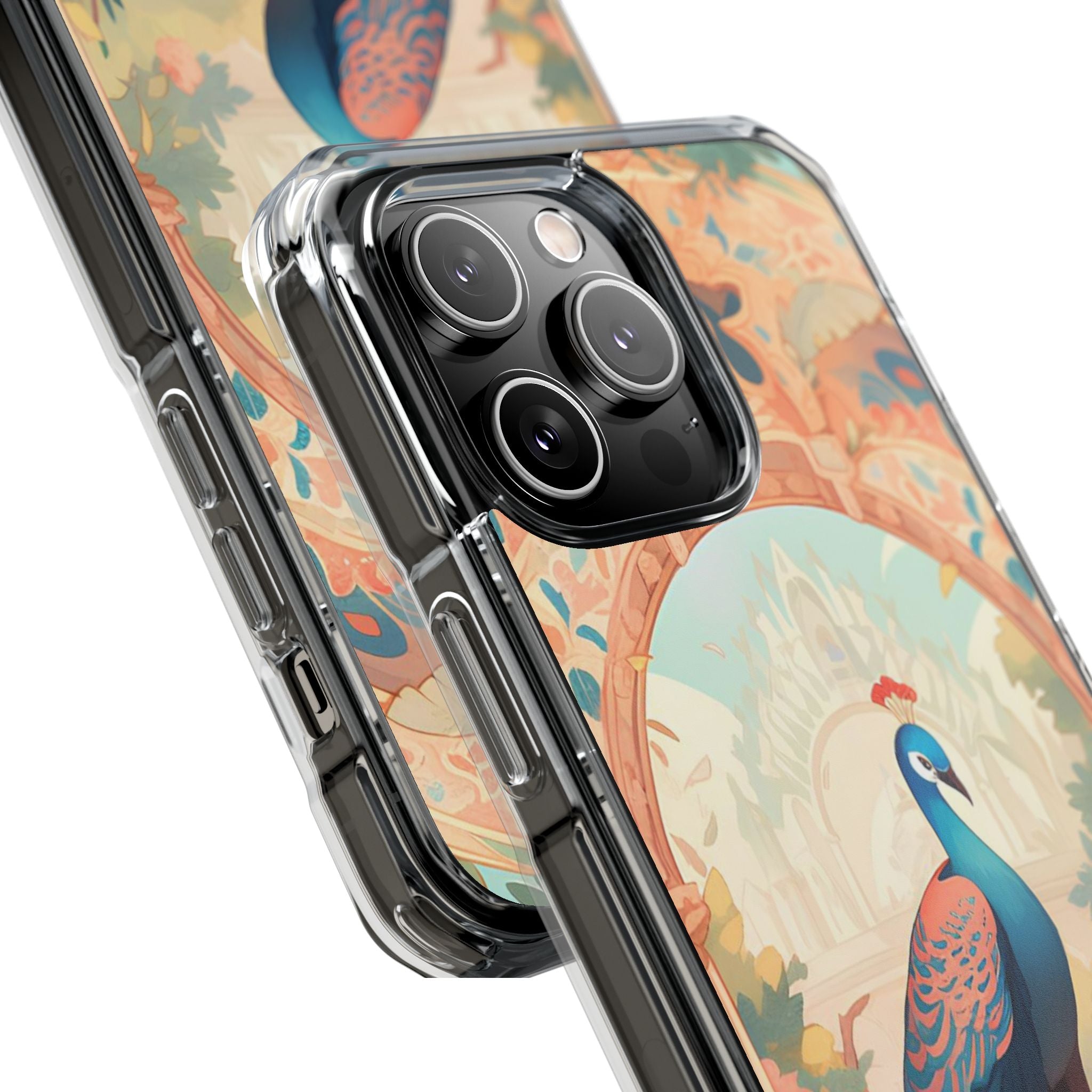 Peacock - Magnetic Clear Impact Case