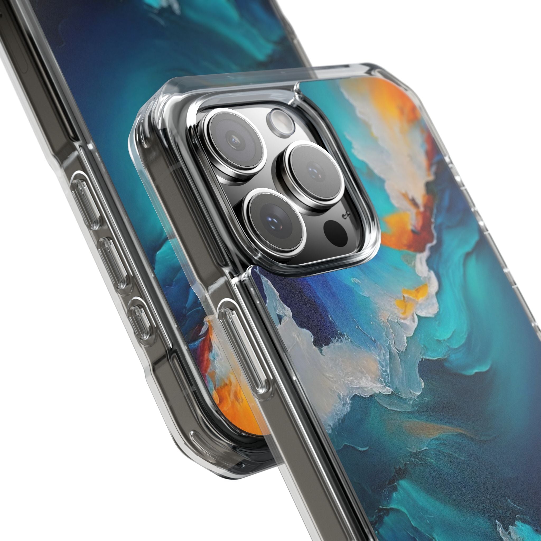 Brushstrokes - Magnetic Clear Impact Case