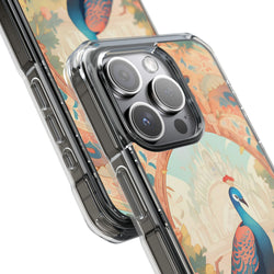 Image of Peacock - Magnetic Clear Impact Case