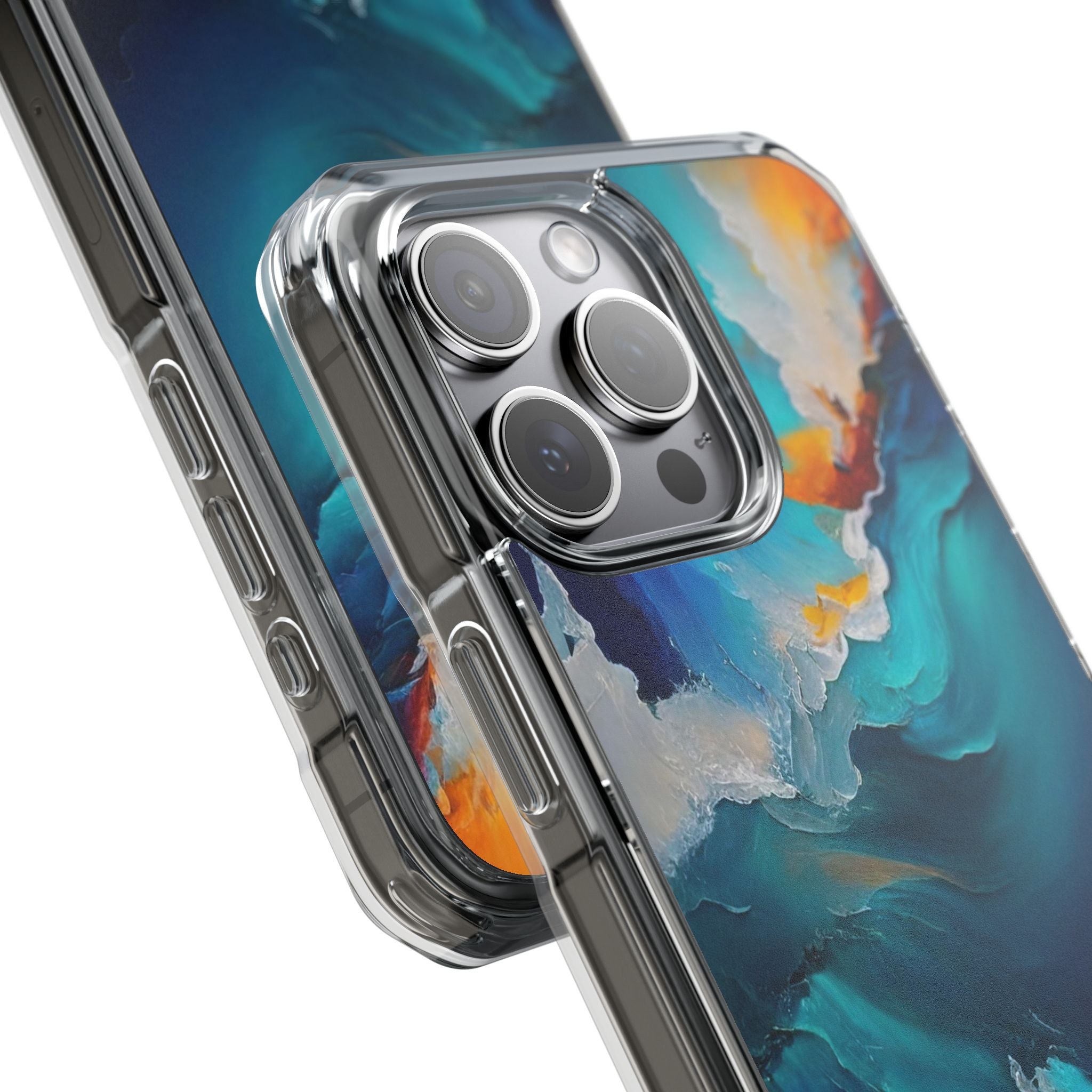 Brushstrokes - Magnetic Clear Impact Case