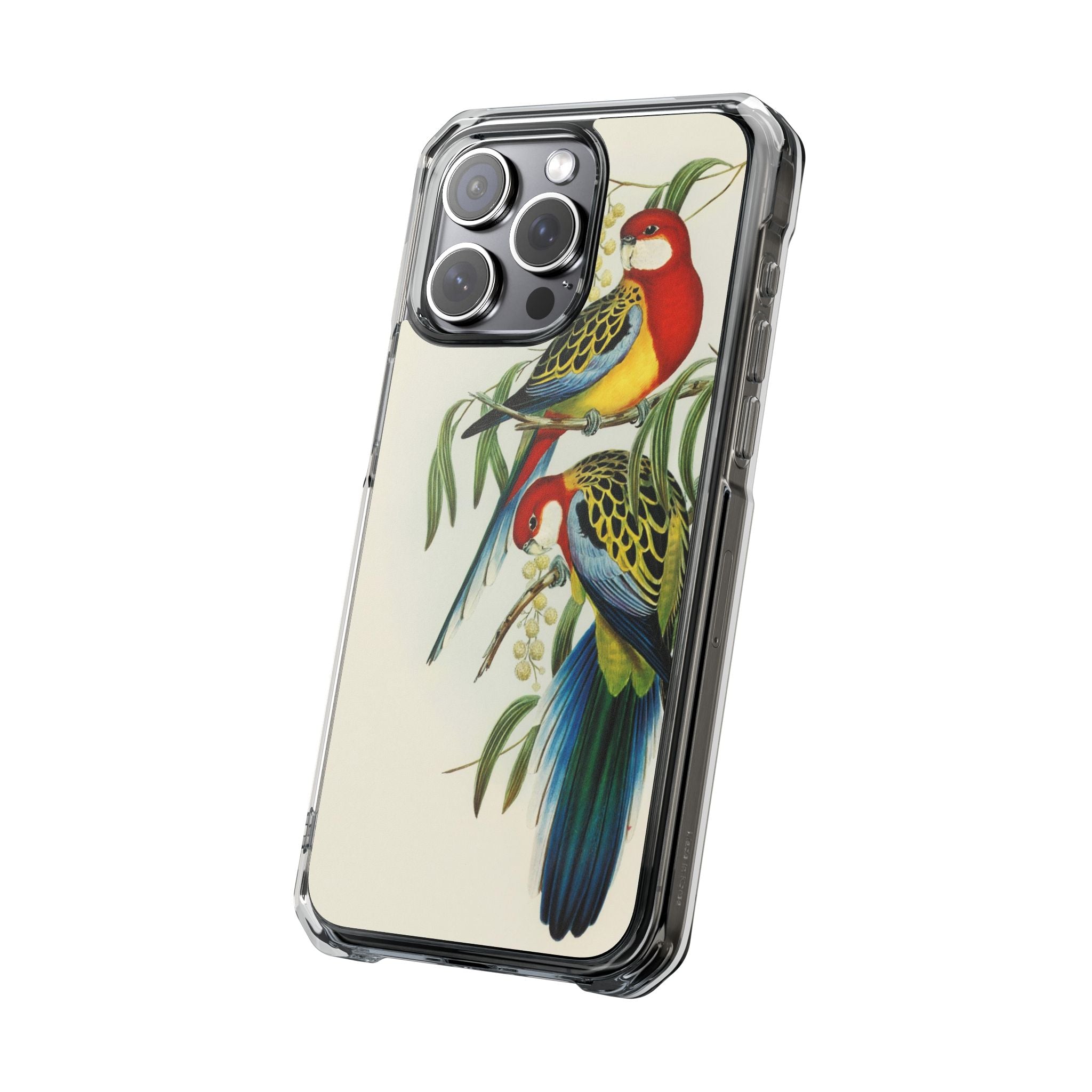 Rosehill Parakeet by Elizabeth Gould - Magnetic Clear Impact Case