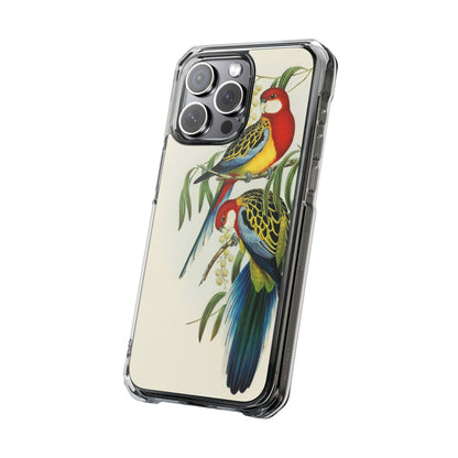 Rosehill Parakeet by Elizabeth Gould - Magnetic Clear Impact Case
