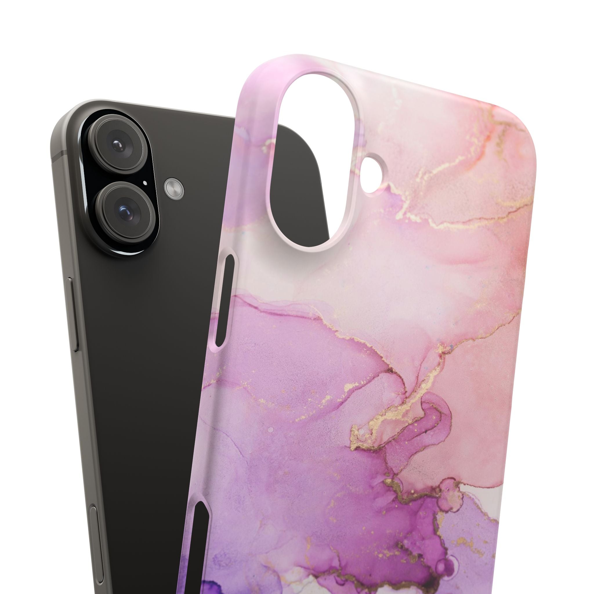 Pink Marble - Snap Case