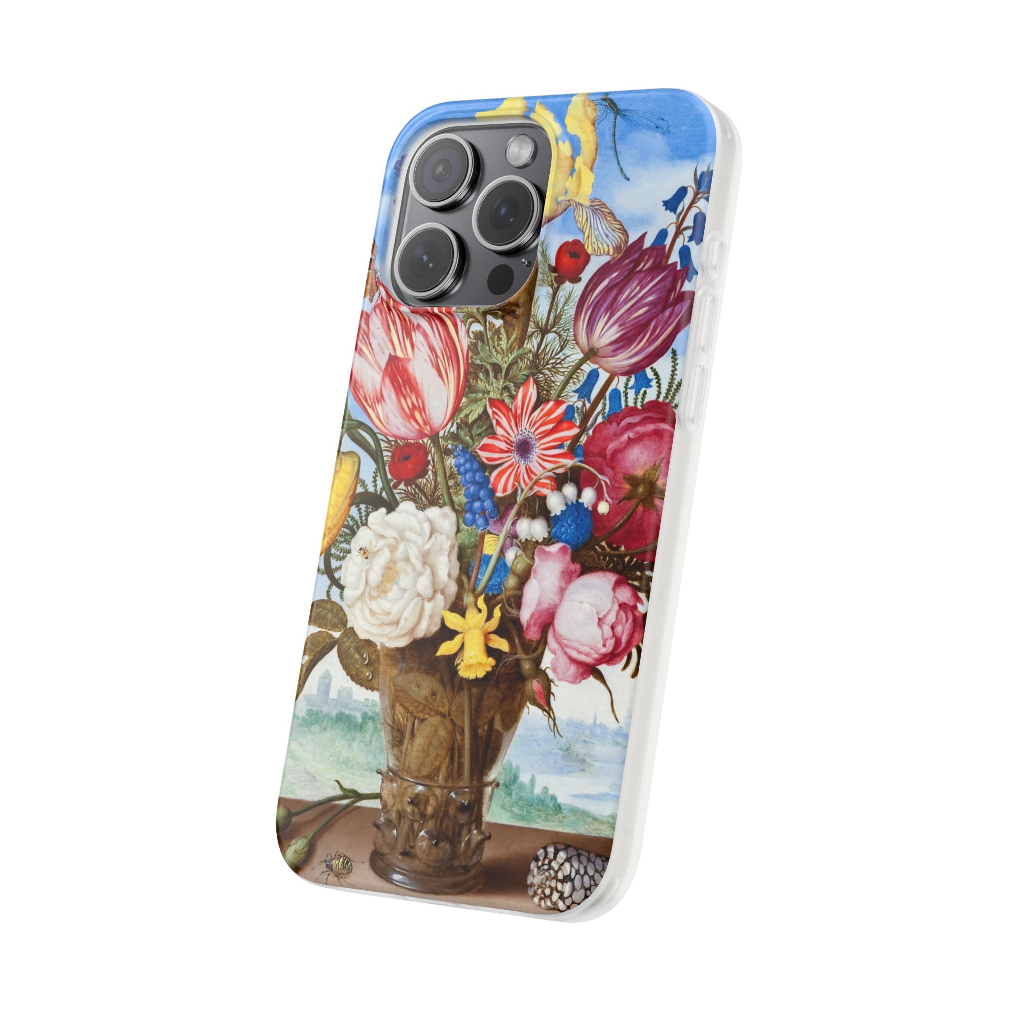 Bouquet of Flowers by Ambrosius Bosschaert - Flexi Case