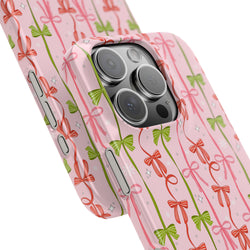 Image of Christmas Ribbon - Snap Case