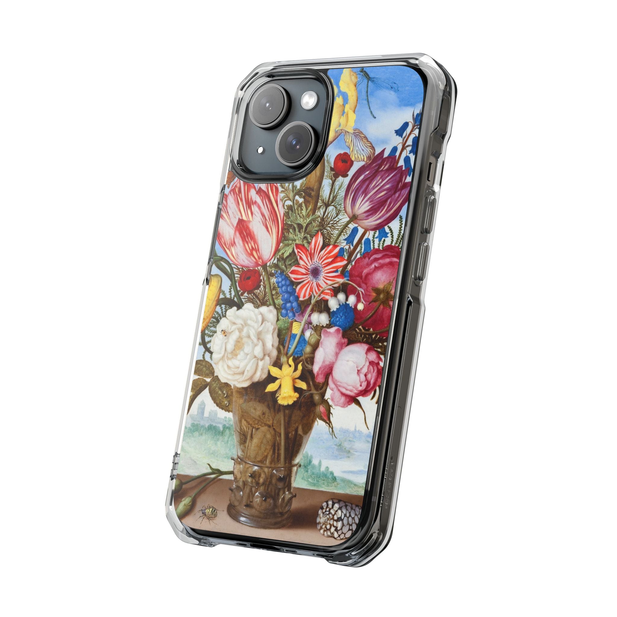 Bouquet of Flowers by Ambrosius Bosschaert - Magnetic Clear Impact Case