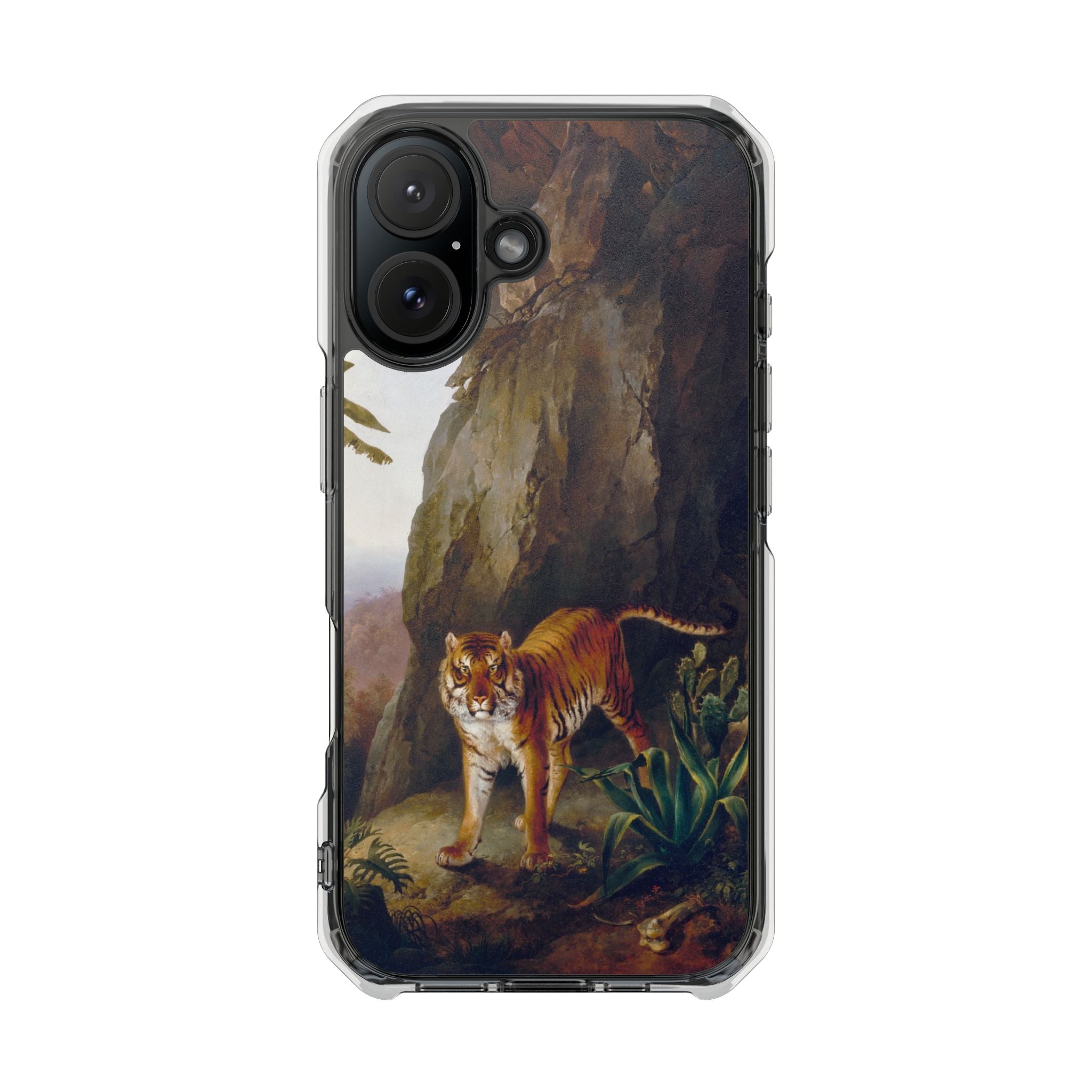 Tiger in a Cave (ca. 1814) - Magnetic Clear Impact Case