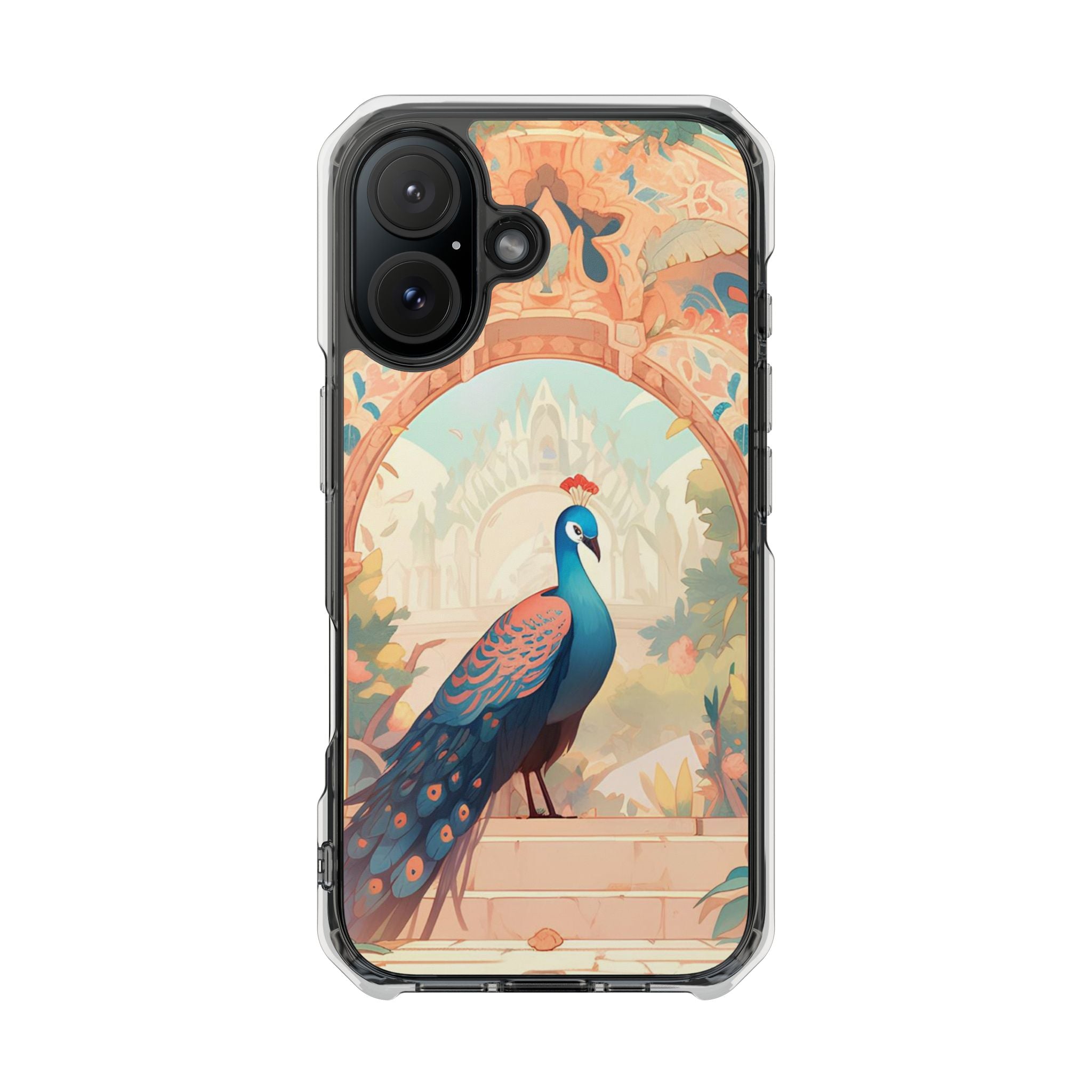 Peacock - Magnetic Clear Impact Case