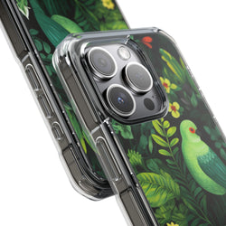 Image of Bird of Green - Magnetic Clear Impact Case