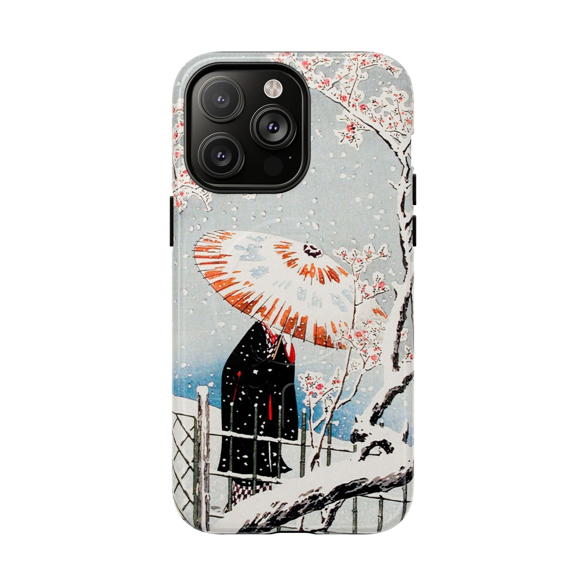 Plum Tree in Snow by Hiroaki Takahashi - Tough Magnetic Case