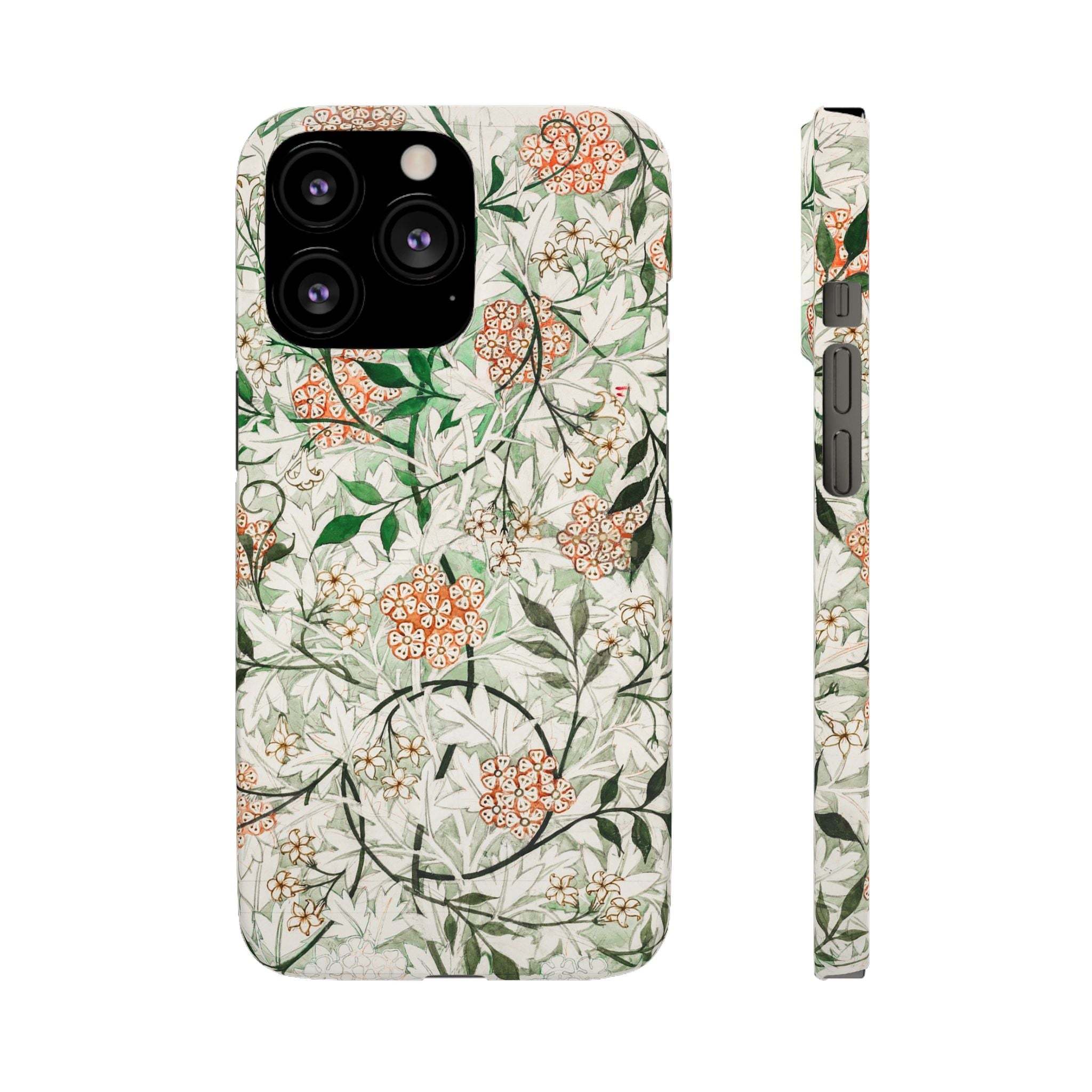 William Morris's (1834-1896) famous Jasmine pattern artwork - Snap Case