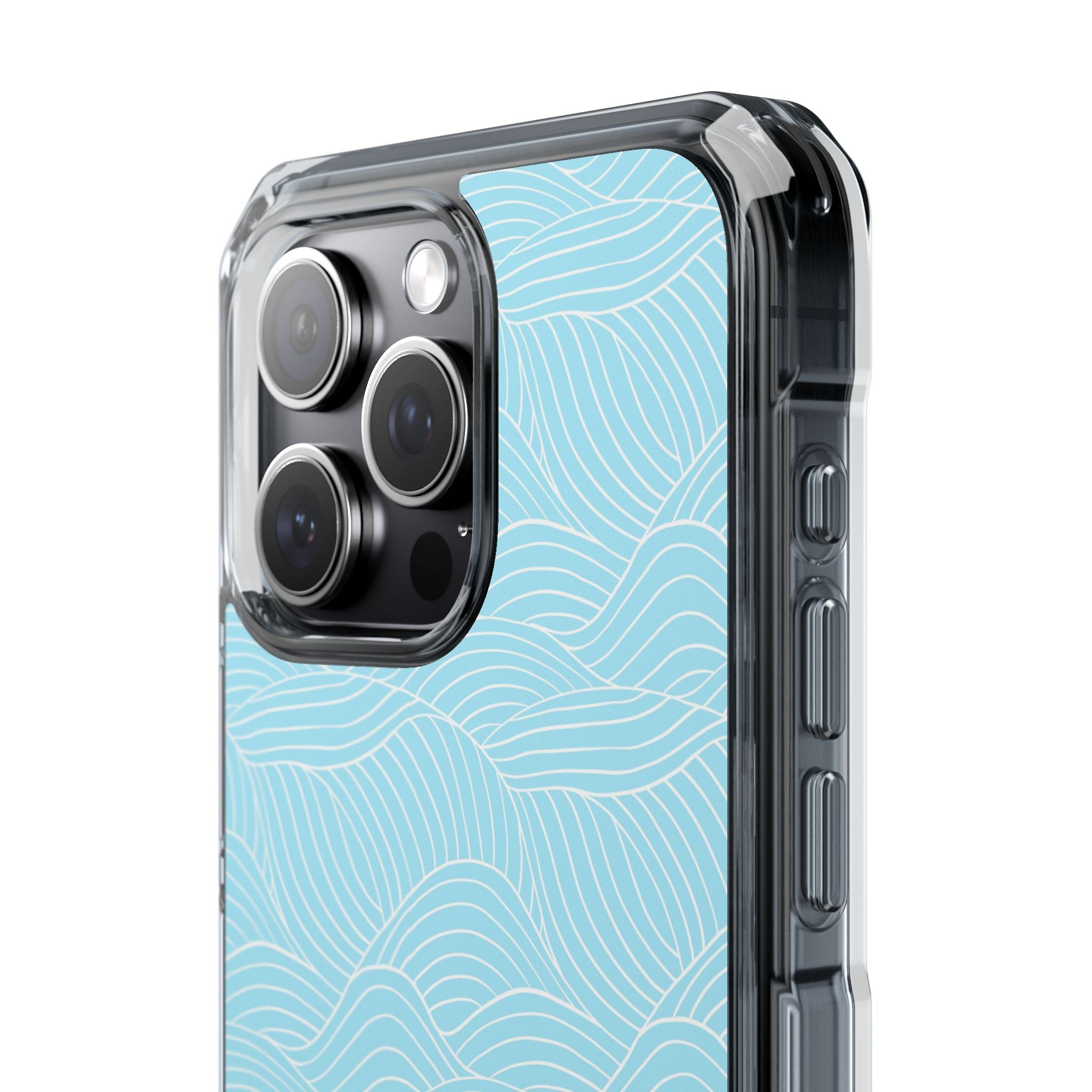 Ocean Lines - Magnetic Clear Impact Case