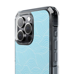 Image of Ocean Lines - Magnetic Clear Impact Case