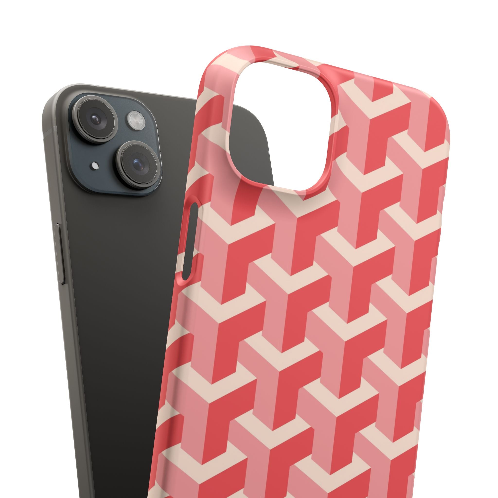 Pink Geo - Snap Case