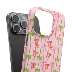 Image of Christmas Ribbon - Snap Case