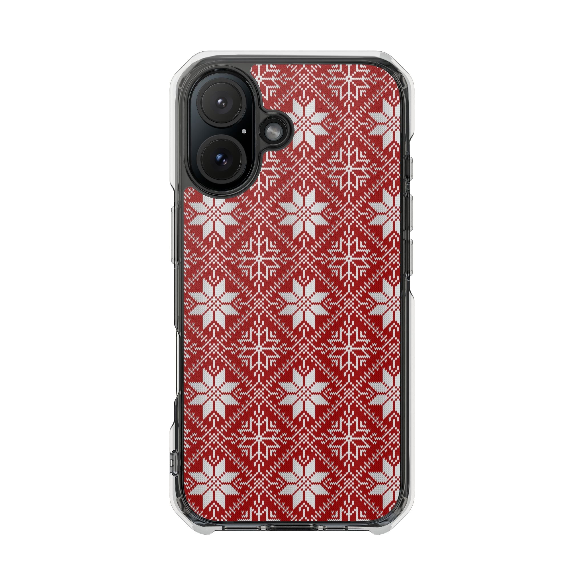 Snow Flake - Magnetic Clear Impact Case