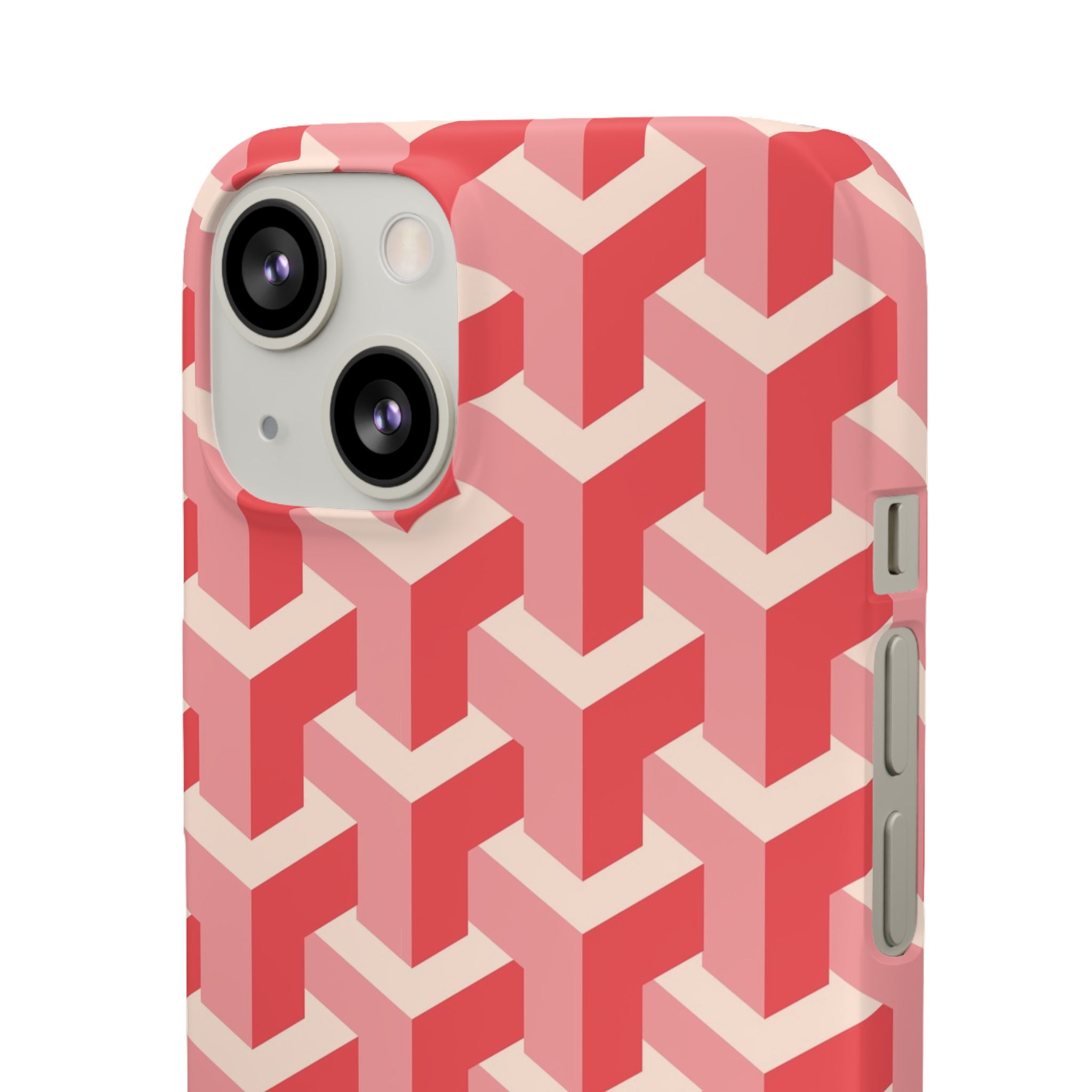 Pink Geo - Snap Case