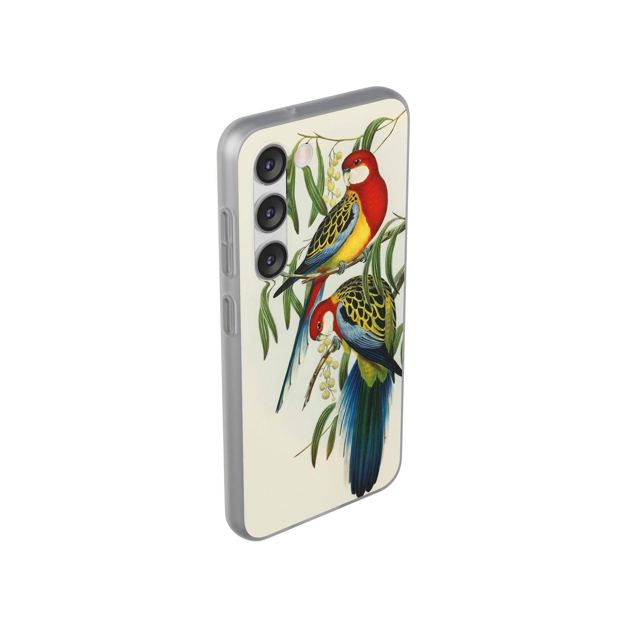 Rosehill Parakeet by Elizabeth Gould - Flexi Case