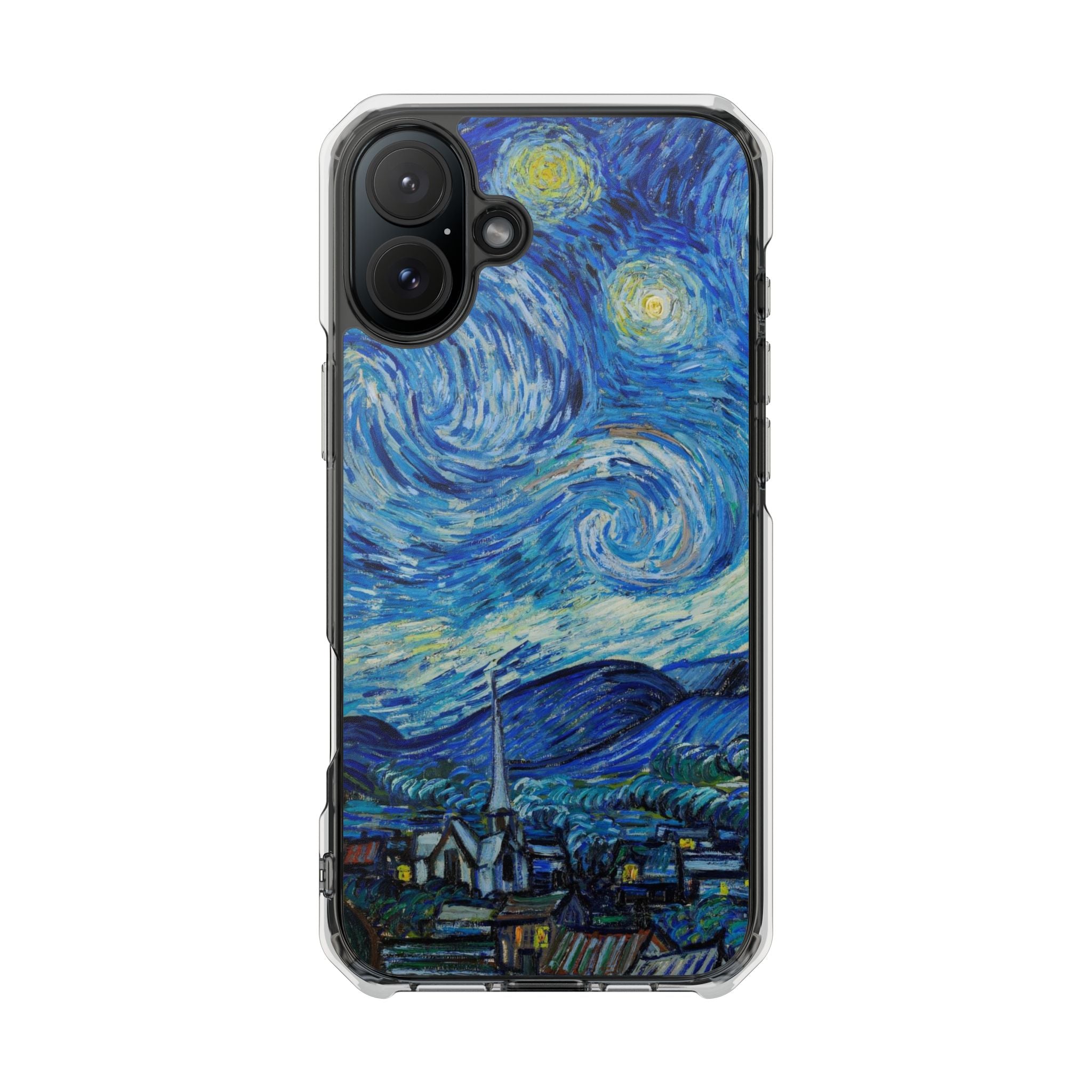 Vincent Van Gogh's The Starry Night - Magnetic Clear Impact Case