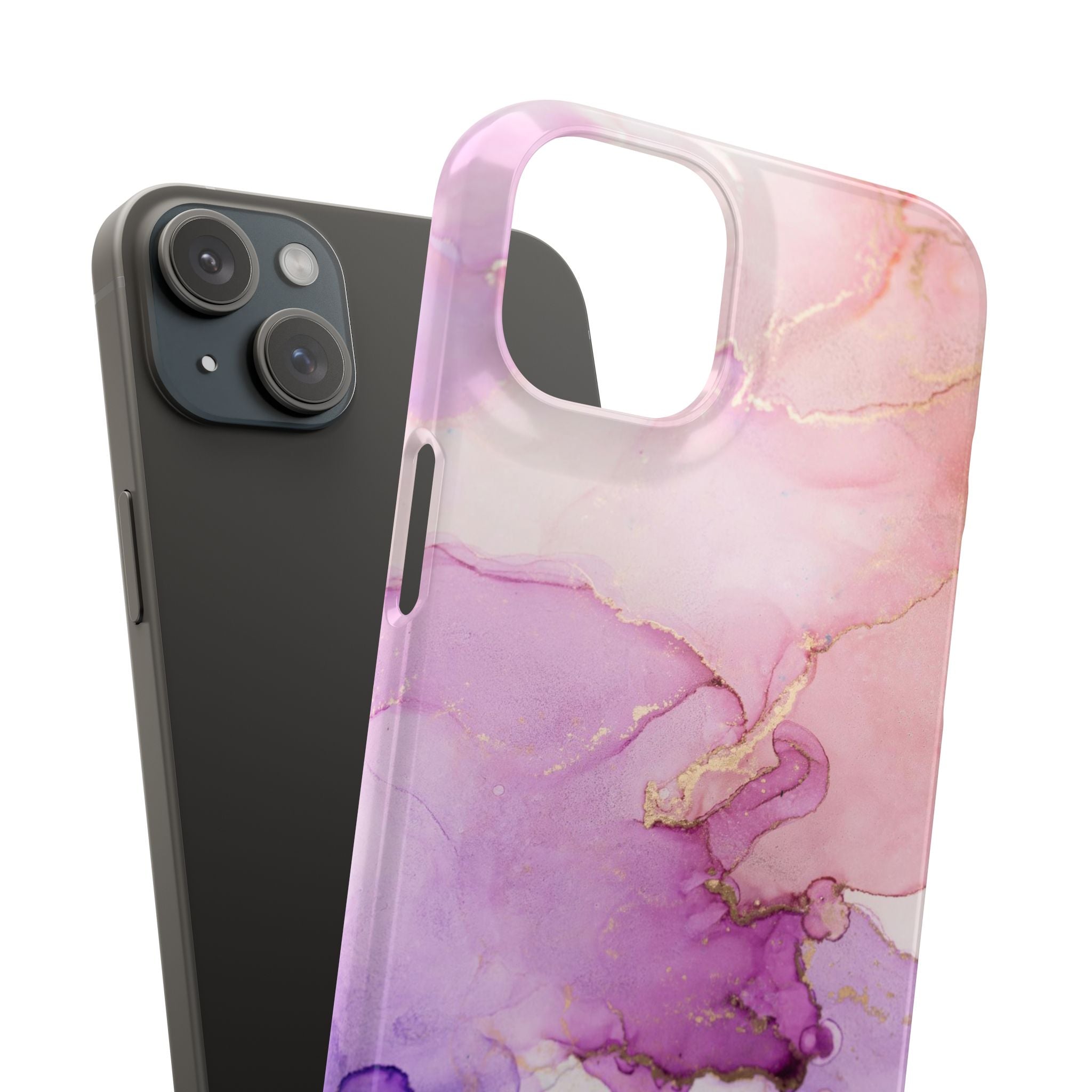 Pink Marble - Snap Case