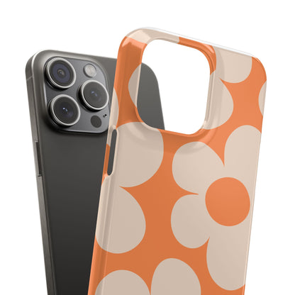 Retro Flowers - Snap Case