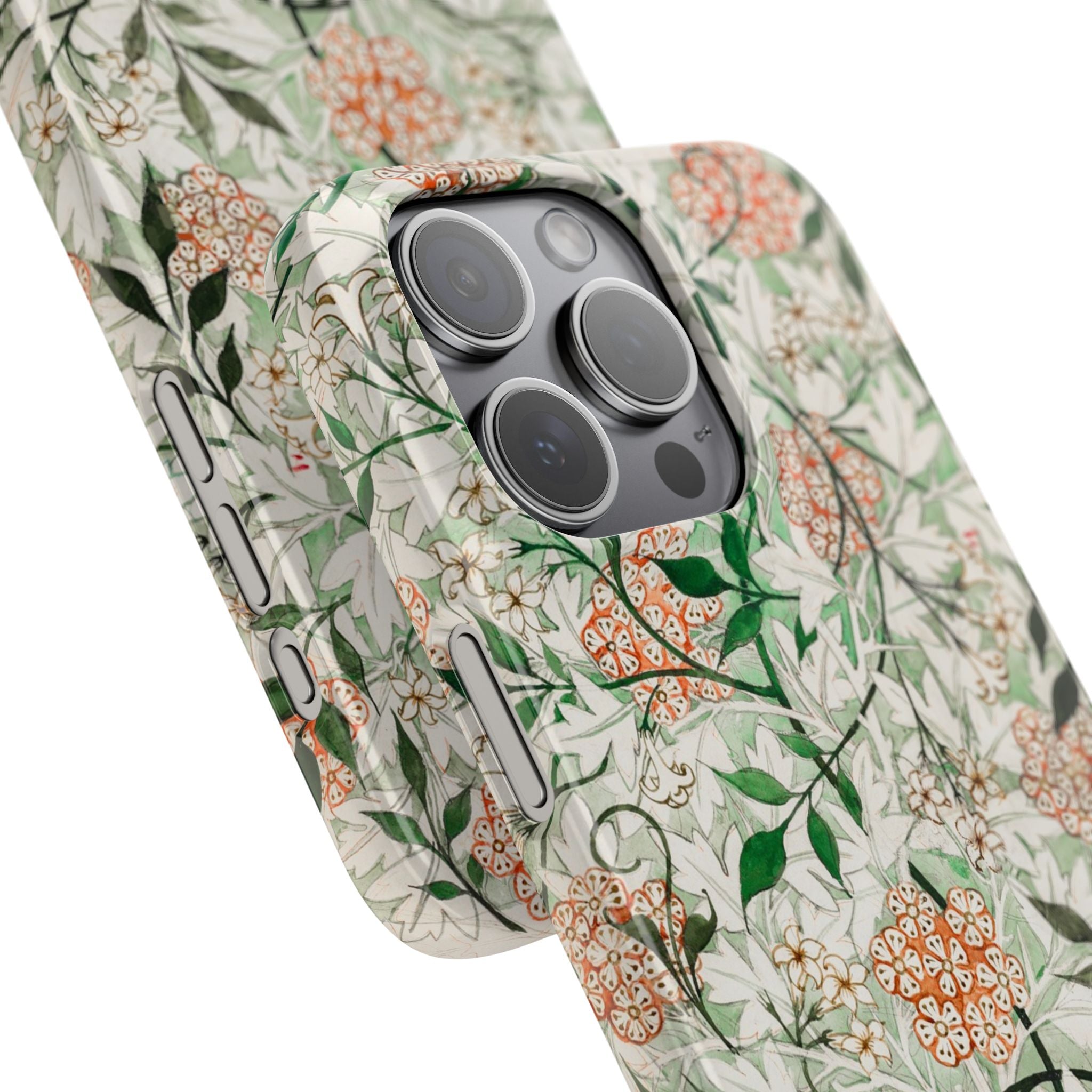 William Morris's (1834-1896) famous Jasmine pattern artwork - Snap Case