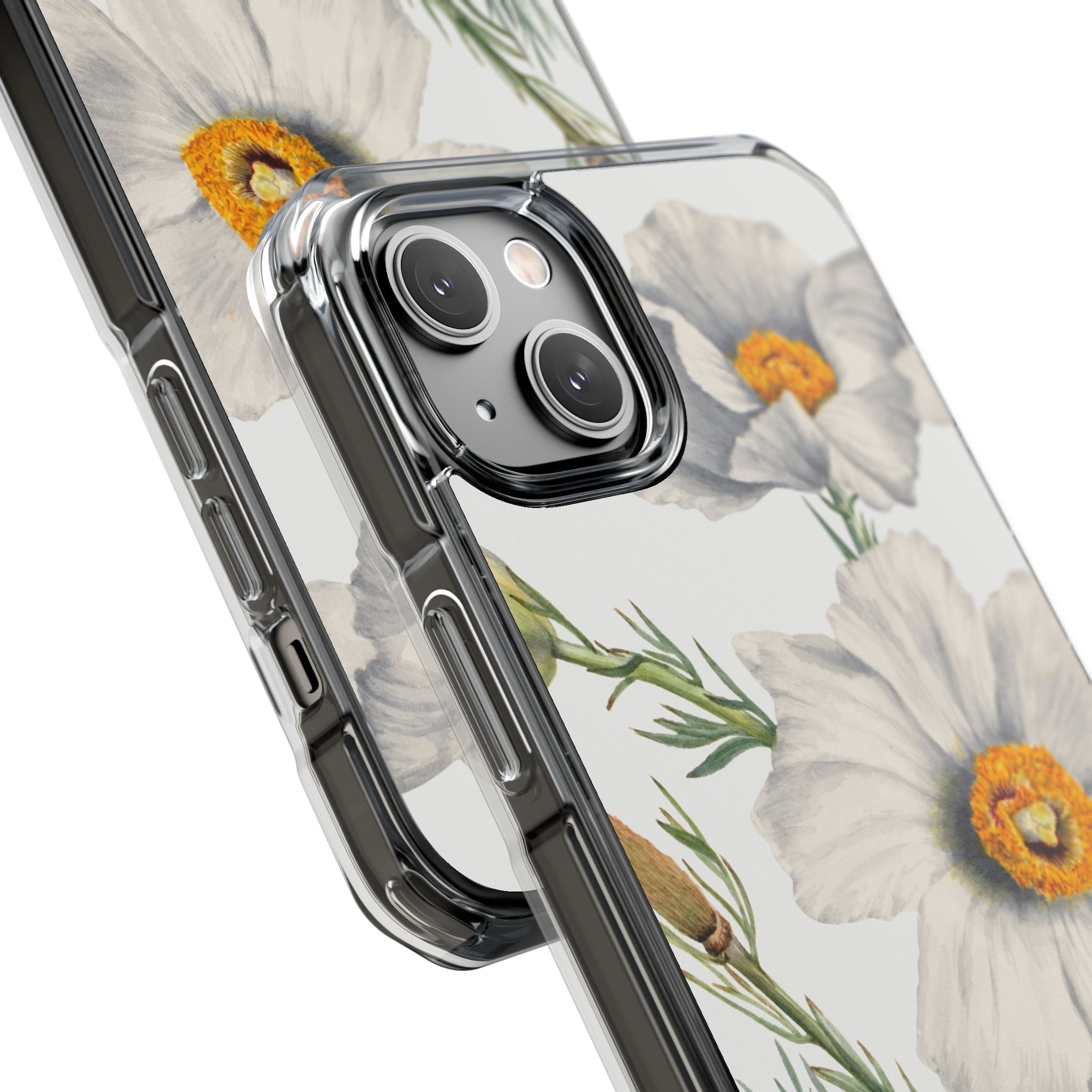 Matilija Poppy by Mary Vaux Walcott - Magnetic Clear Impact Case