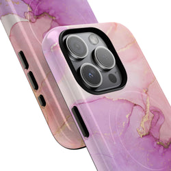 Image of Pink Marble - Tough Magnetic Case