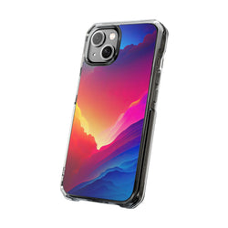 Image of Rainbow Clouds - Magnetic Clear Impact Case