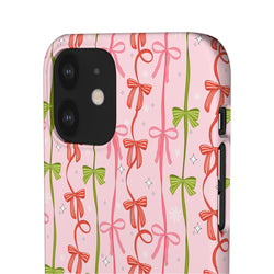 Image of Christmas Ribbon - Snap Case