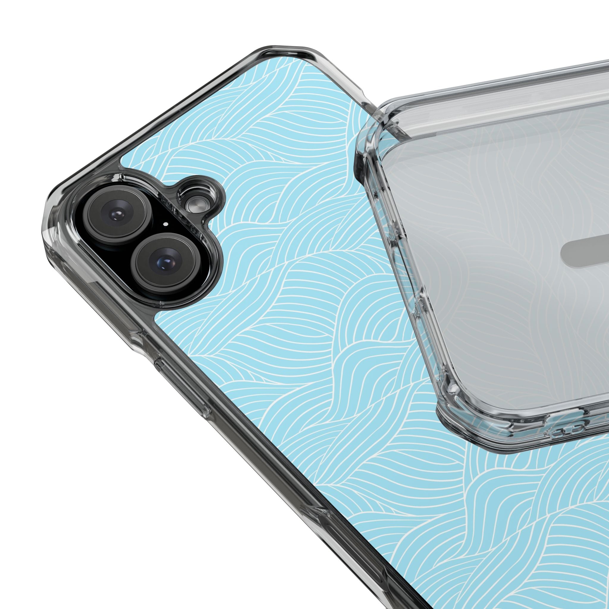 Ocean Lines - Magnetic Clear Impact Case