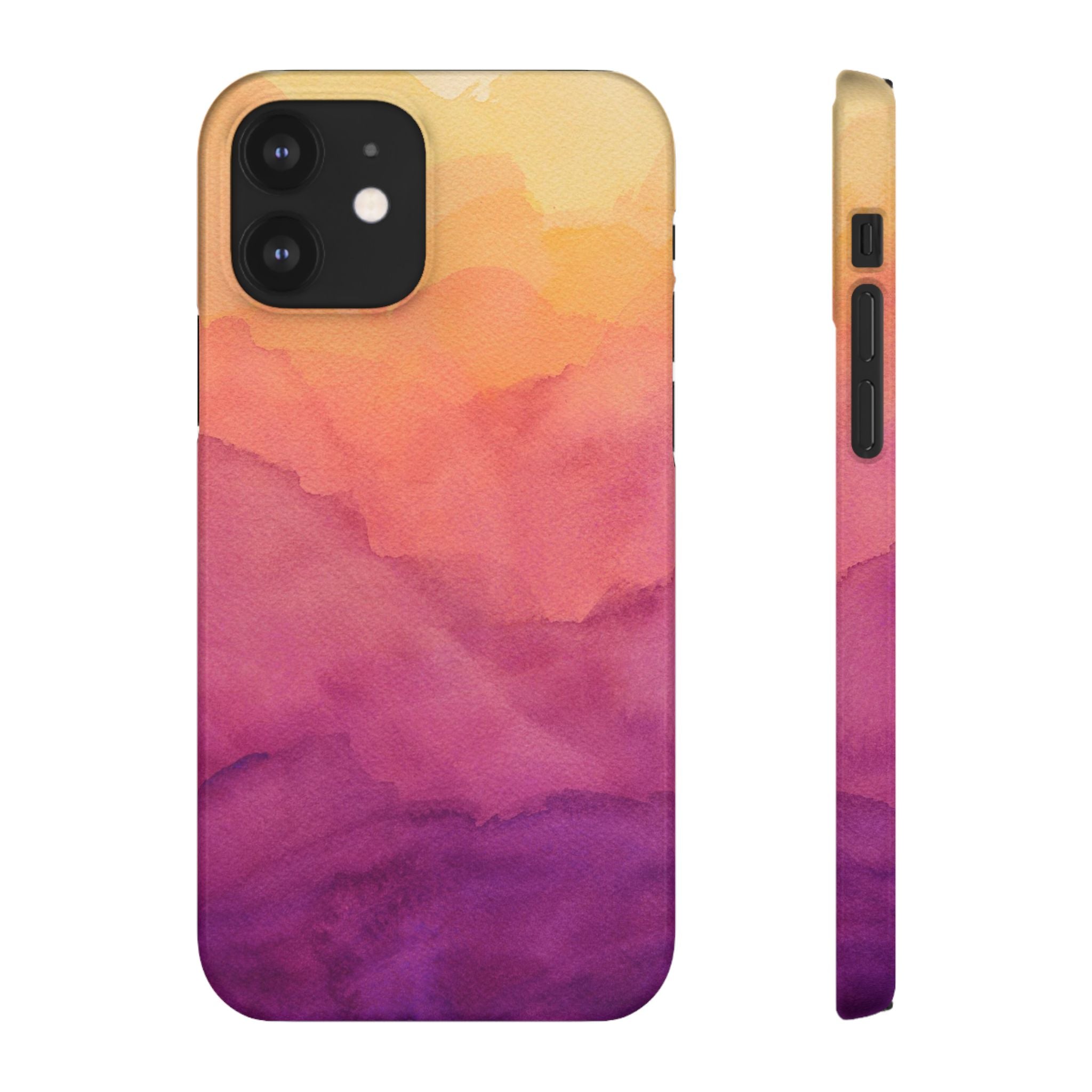 Watercolour Sunrise - Snap Case