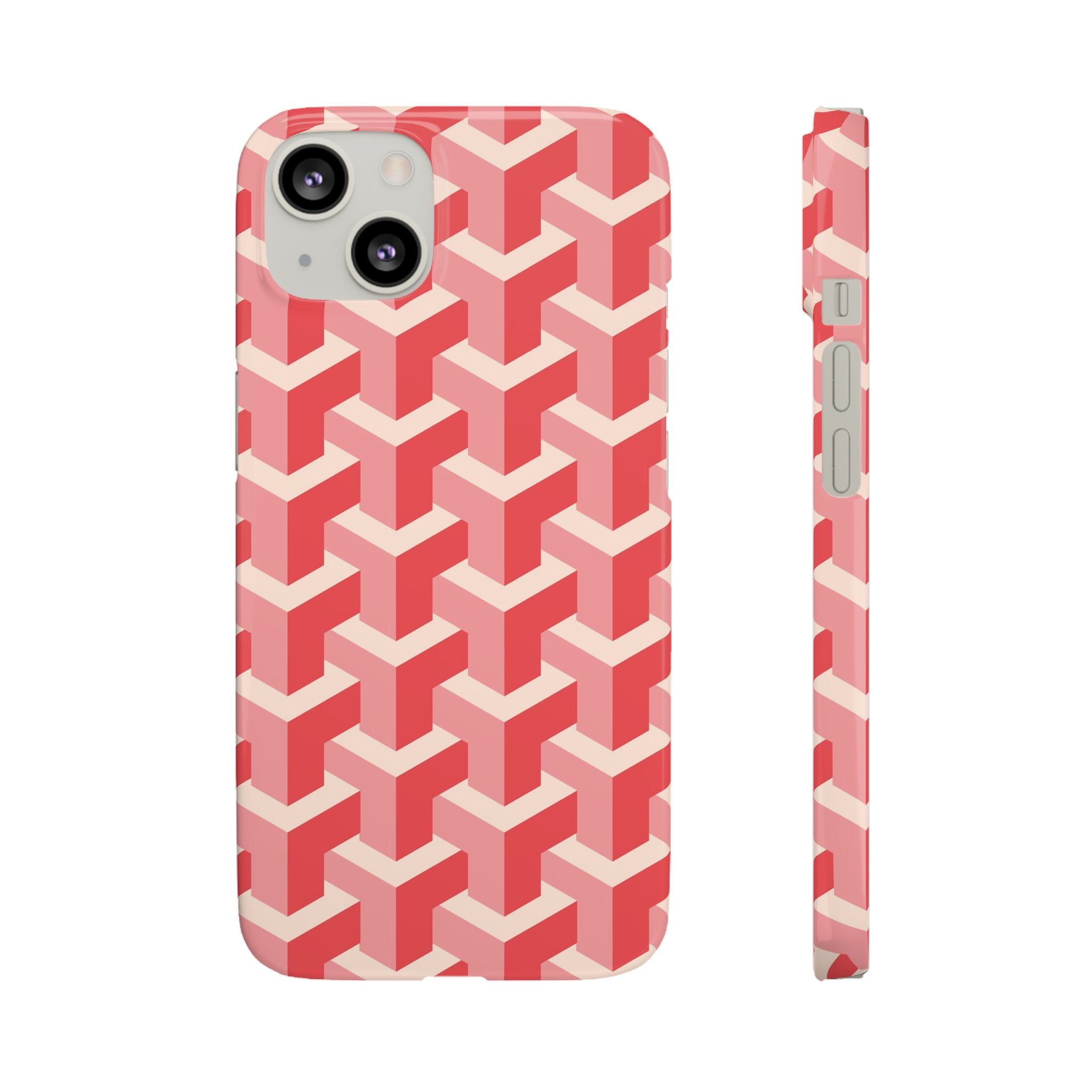 Pink Geo - Snap Case