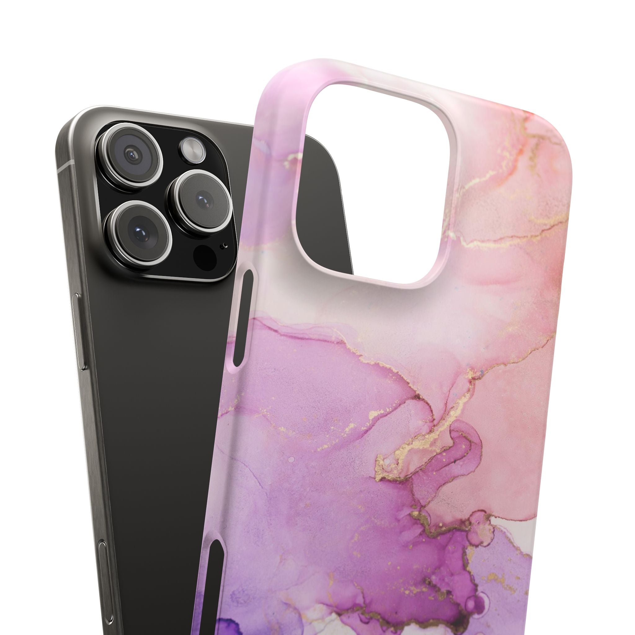 Pink Marble - Snap Case