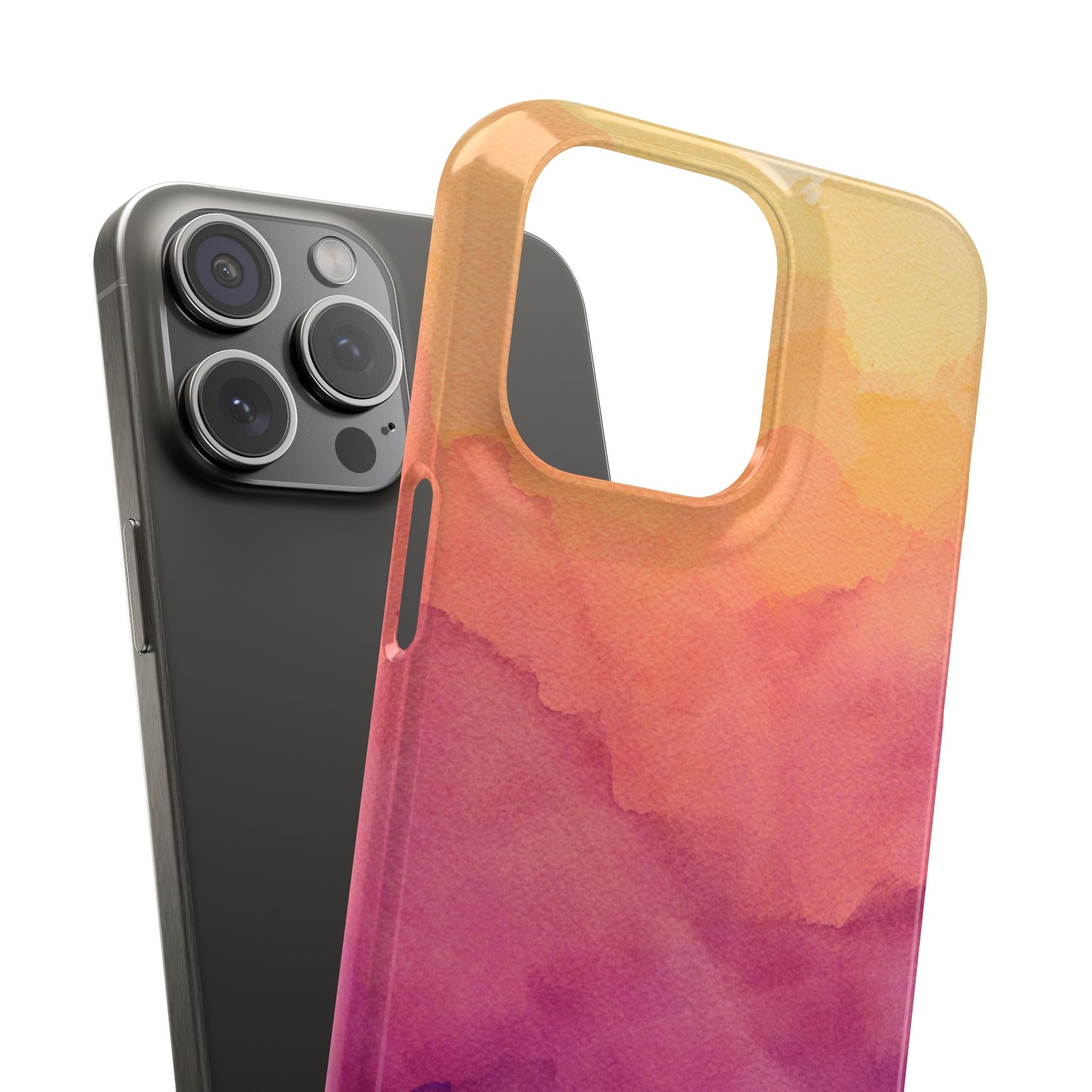 Watercolour Sunrise - Snap Case