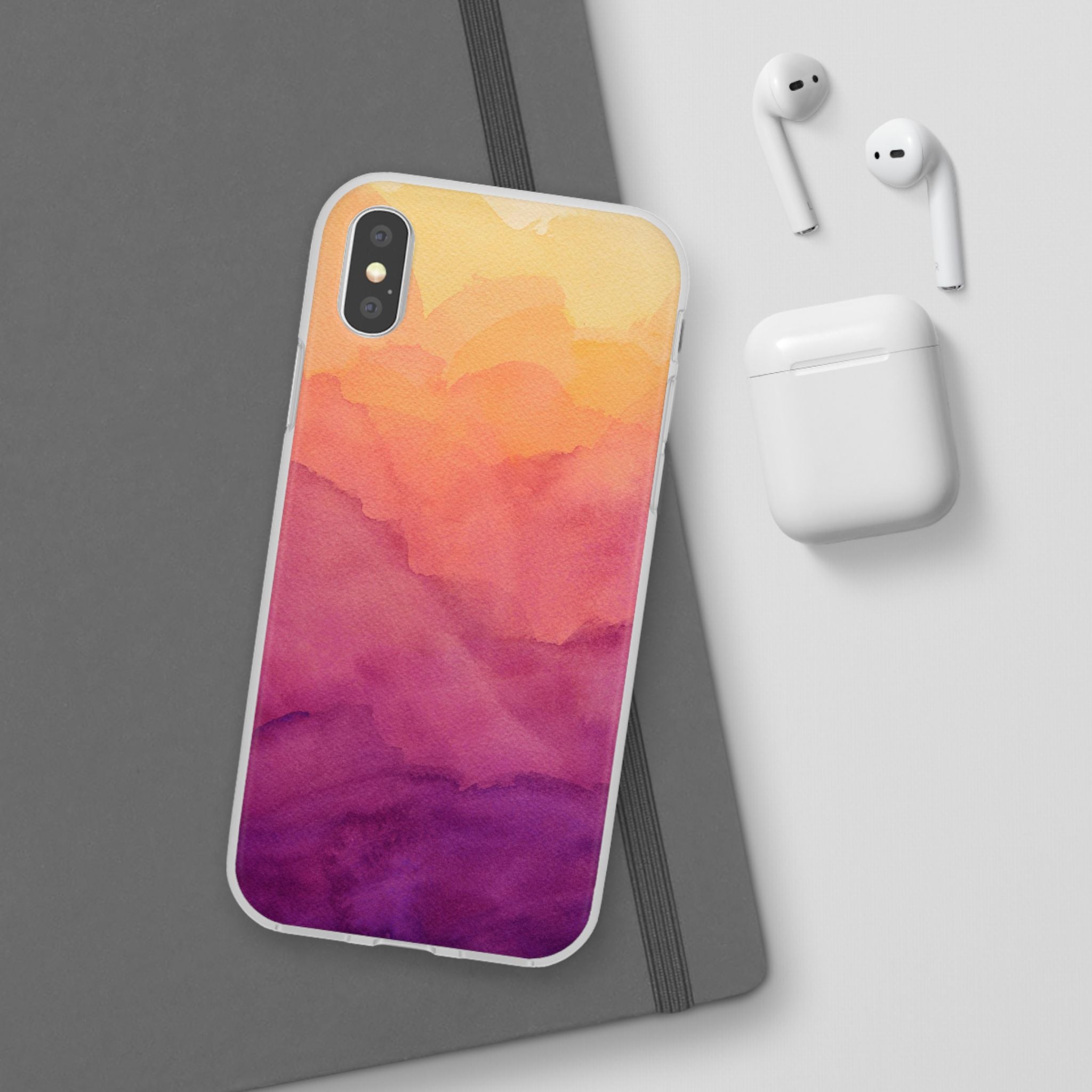 Watercolour Sunrise - Flexi Case