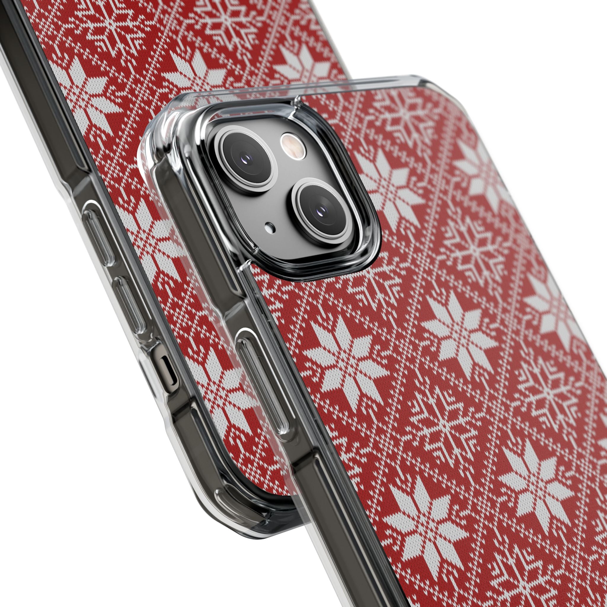 Snow Flake - Magnetic Clear Impact Case