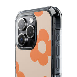 Image of Retro Petals - Magnetic Clear Impact Case