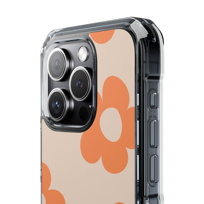 Retro Petals - Magnetic Clear Impact Case