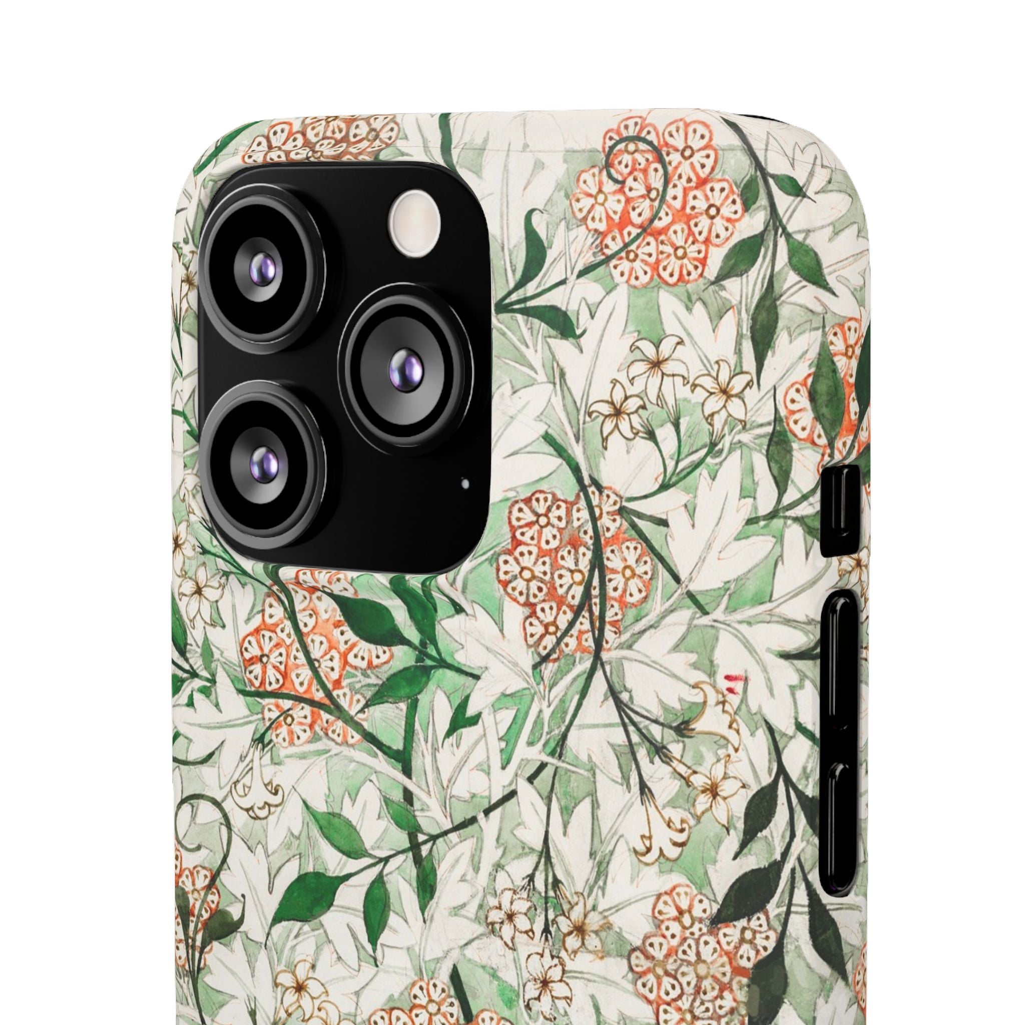 William Morris's (1834-1896) famous Jasmine pattern artwork - Snap Case