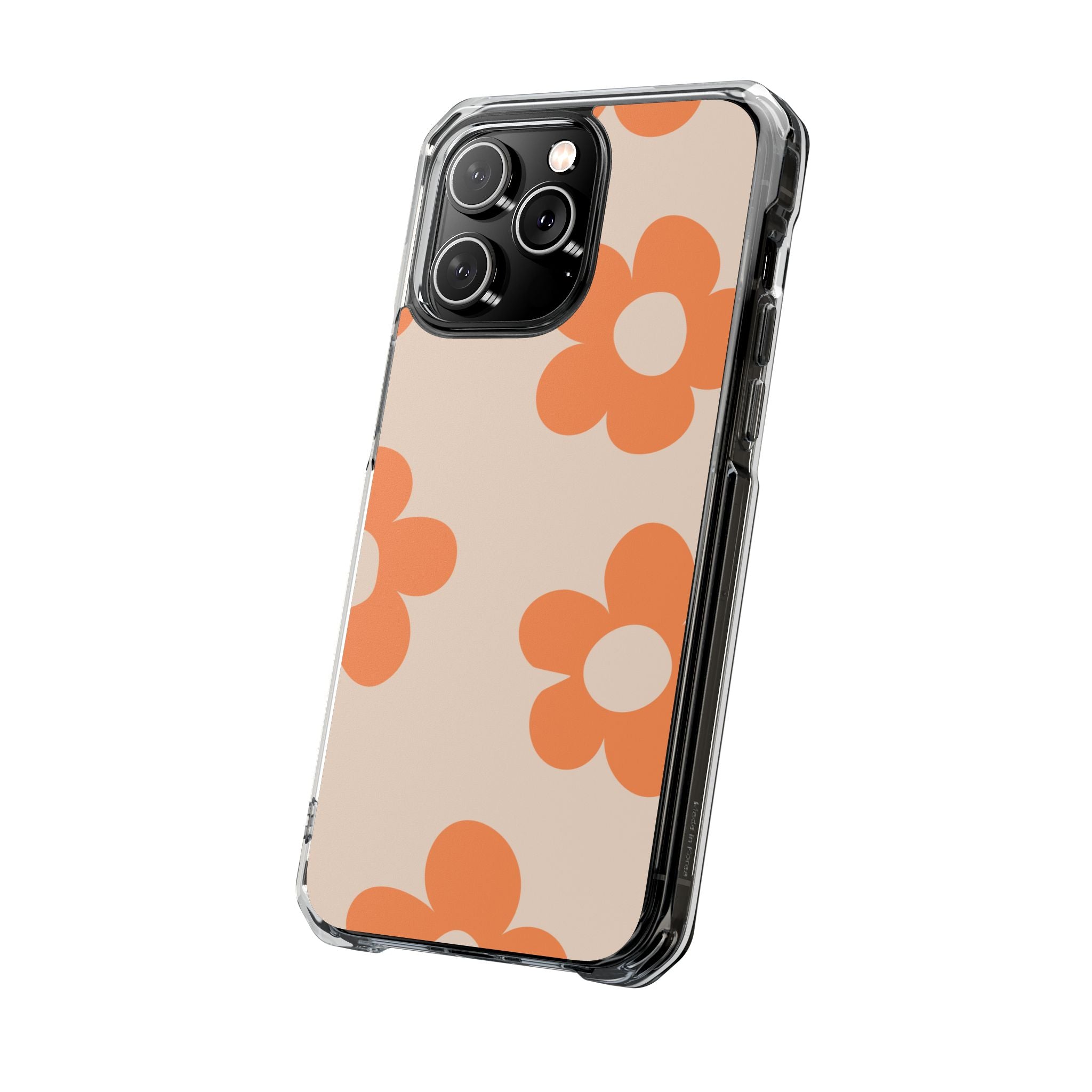 Retro Petals - Magnetic Clear Impact Case