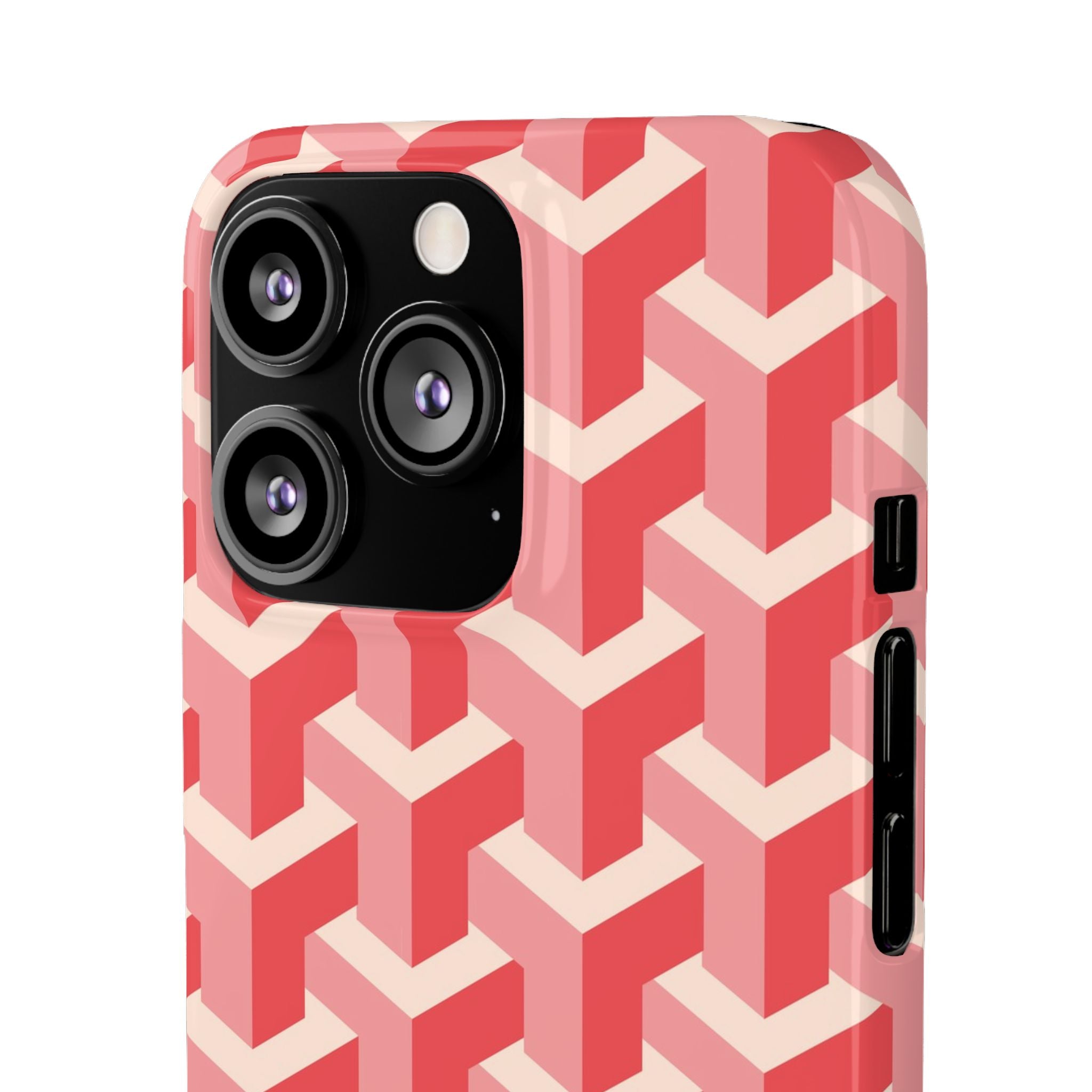 Pink Geo - Snap Case