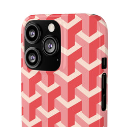 Image of Pink Geo - Snap Case