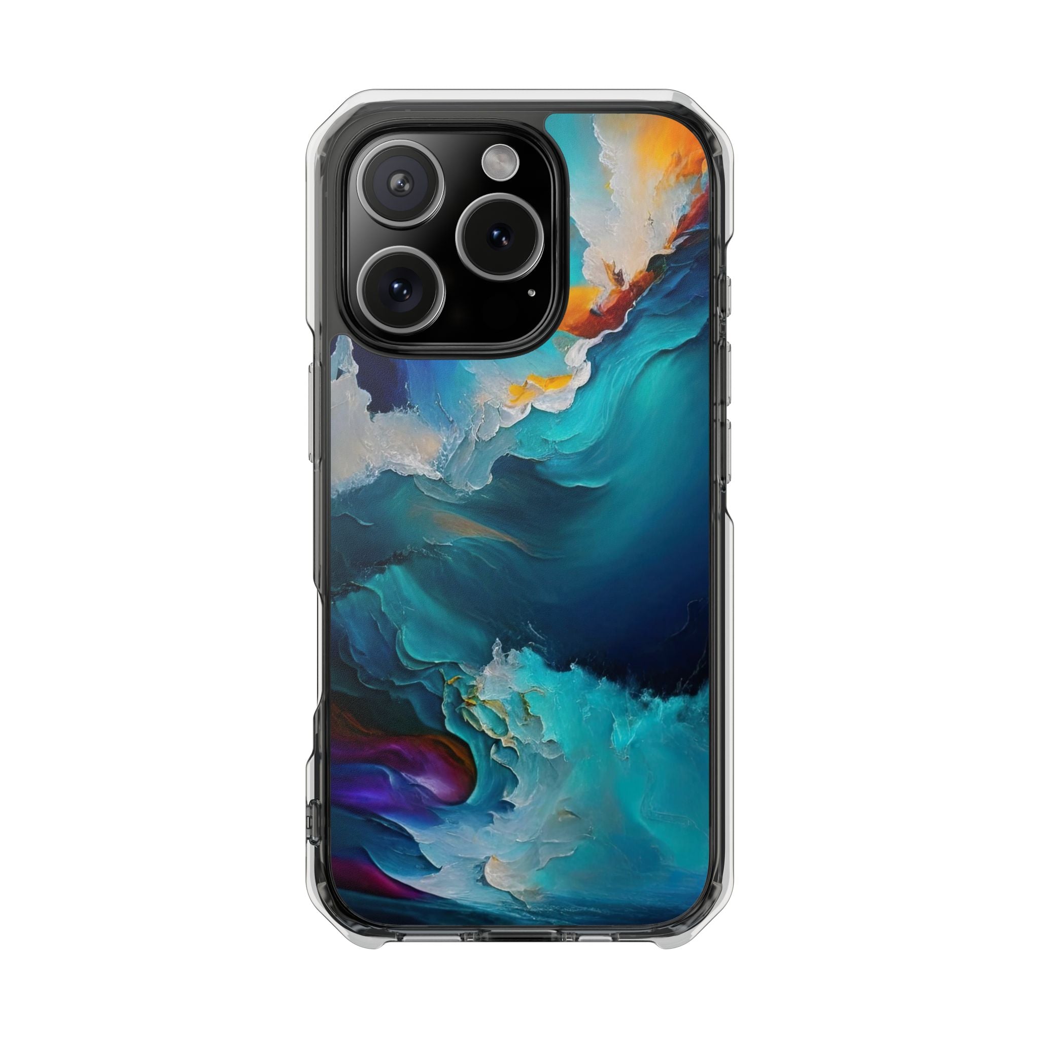 Brushstrokes - Magnetic Clear Impact Case